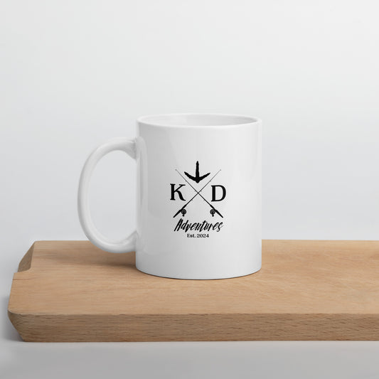 KWD White glossy mug